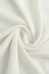 SWAYING/KNIT silk stitching contrasting color tube top skirt SW24SS2L12 white